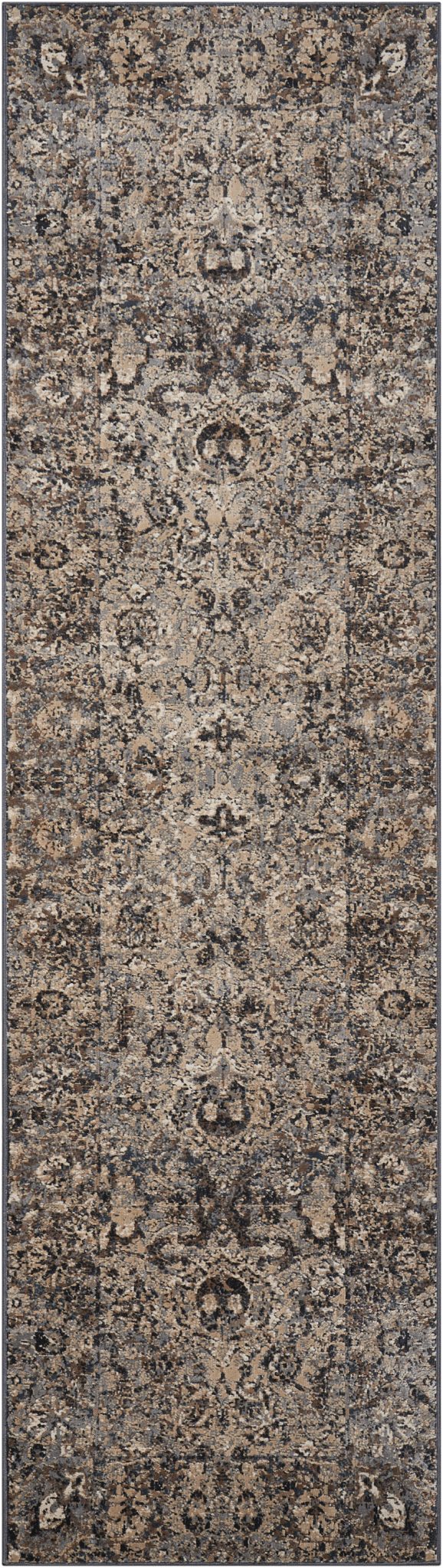 kathy ireland Home Malta Vintage Slate Area Rug Fovama Rugs & Carpets